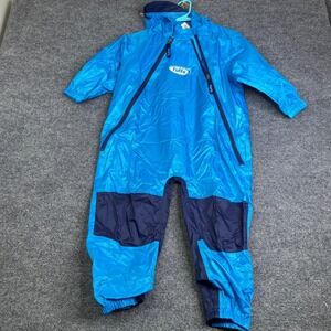 Tuffo Muddy Buddy Blue Waterproof Rain Suit One Piece Coverall Kids 5T